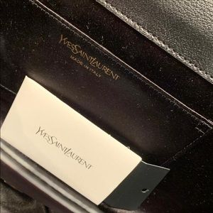 YSL CLUTCH BLACK NEW